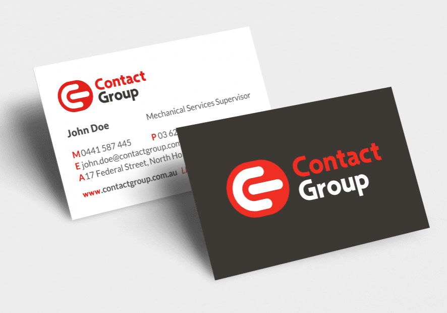 Business Card Graphic Design Services Hobart by Dot Design Studio