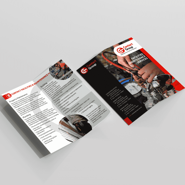 Brochure design graphic design services Hobart by Dot Design Studio